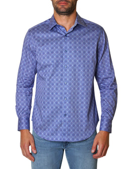 MELTON LONG SLEEVE BUTTON DOWN SHIRT