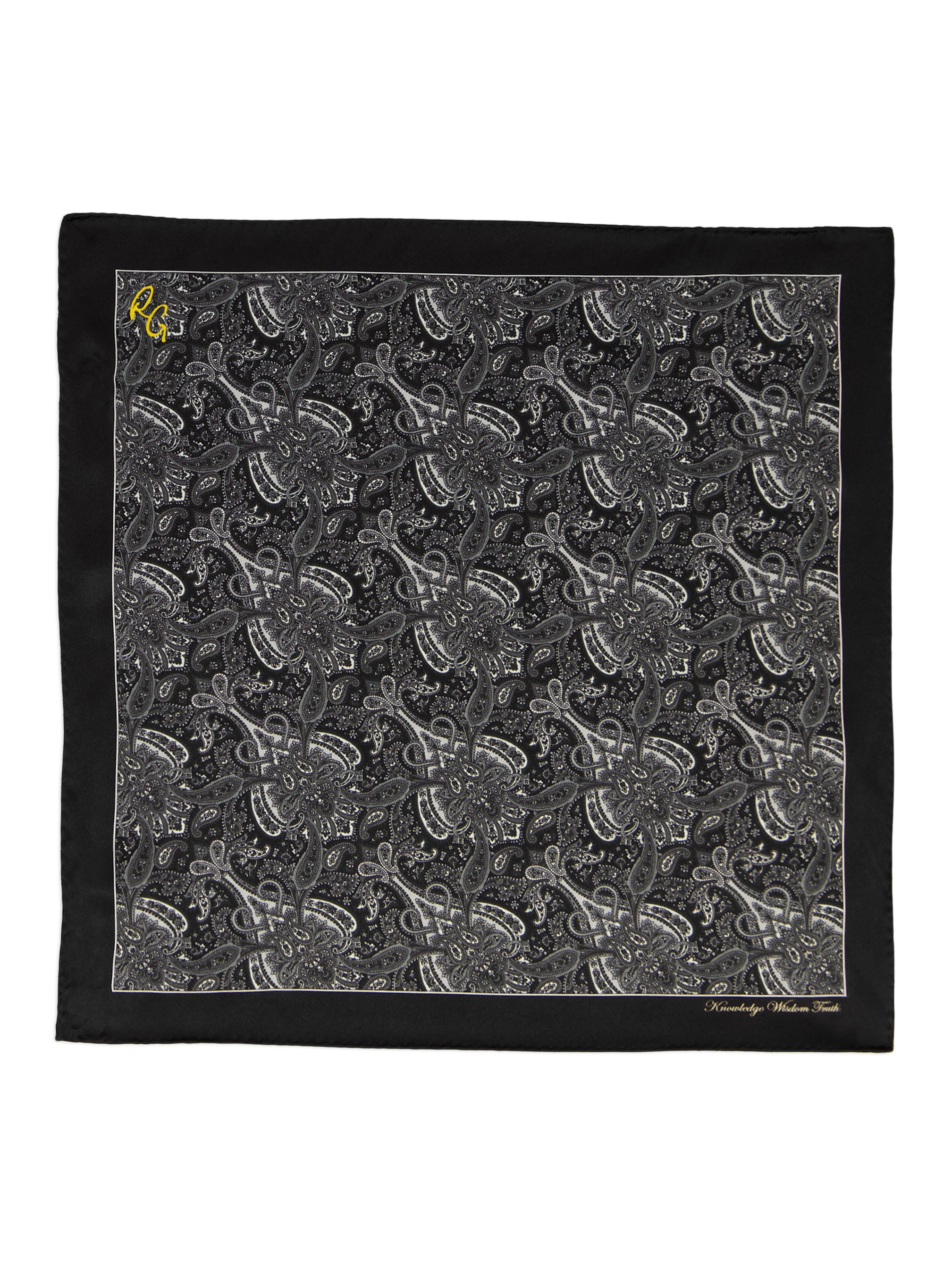 FLORAL PAISLEY POCKET SQUARE