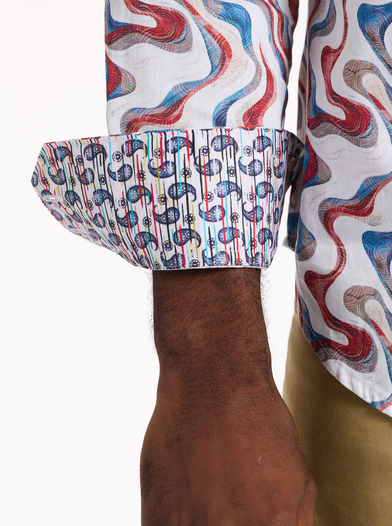 NATE LONG SLEEVE BUTTON DOWN SHIRT