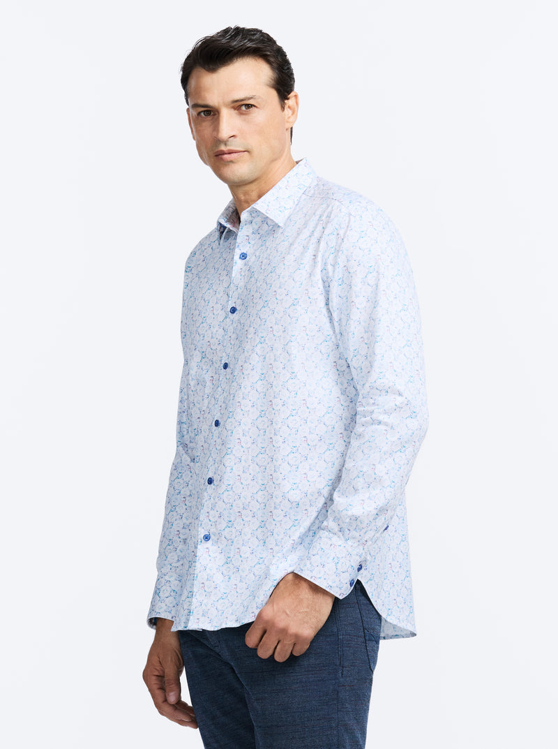 BRAMSTON LONG SLEEVE BUTTON DOWN SHIRT