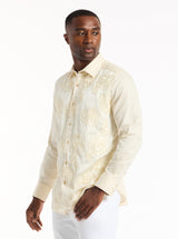 LIMITED EDITION CHAMPAGNE DREAM LONG SLEEVE BUTTON DOWN SHIRT