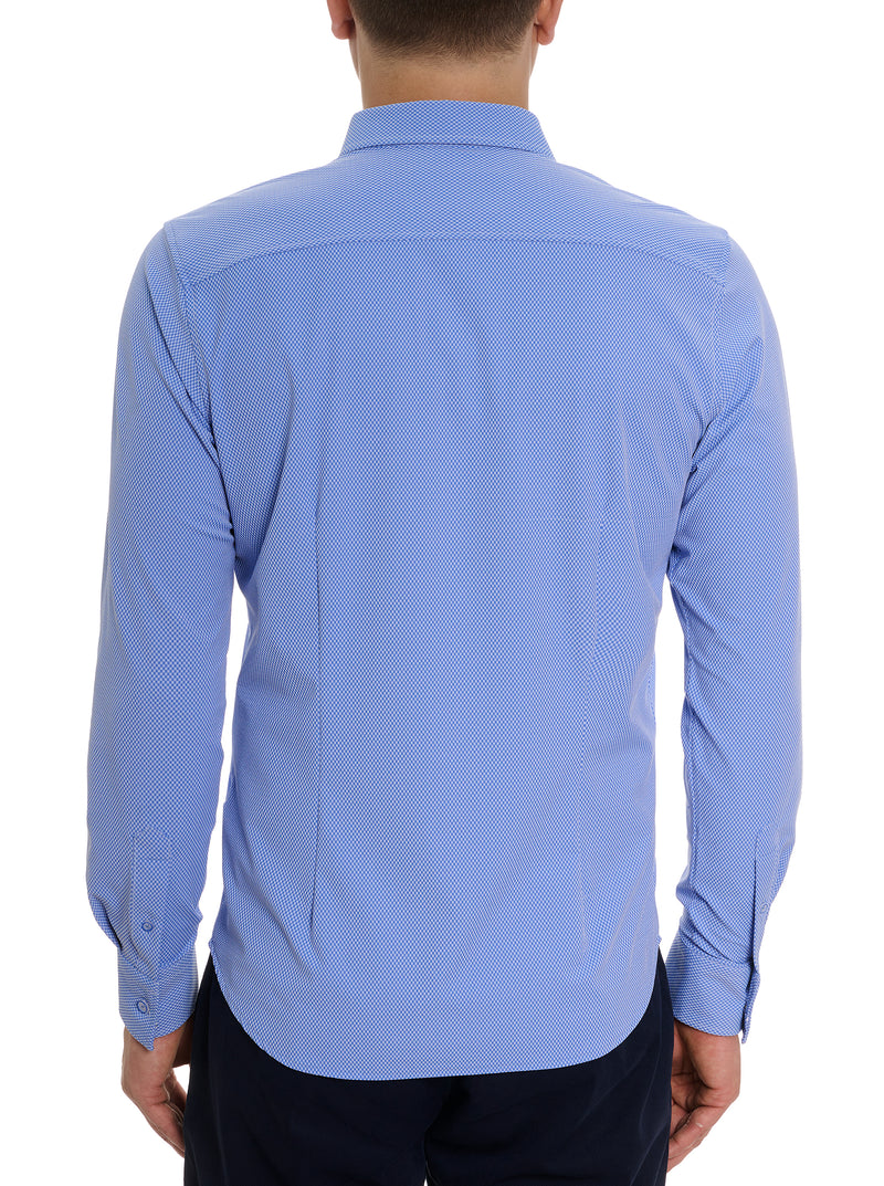 MARCUS MOTION LONG SLEEVE BUTTON DOWN SHIRT