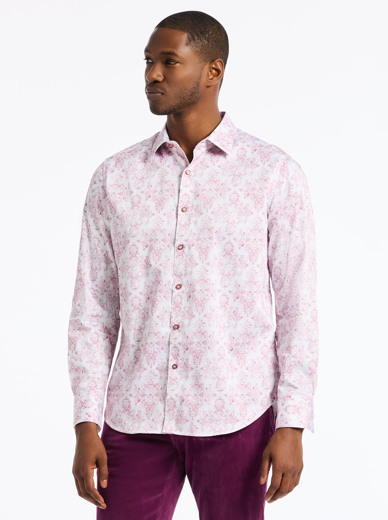 DELANCEY LONG SLEEVE BUTTON DOWN SHIRT