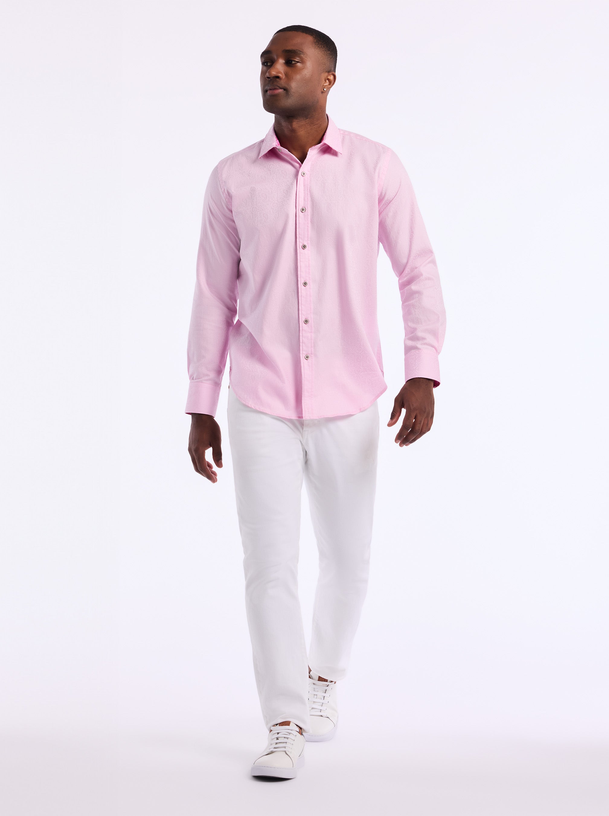 WINDSOR 2 LONG SLEEVE BUTTON DOWN SHIRT | Robert Graham