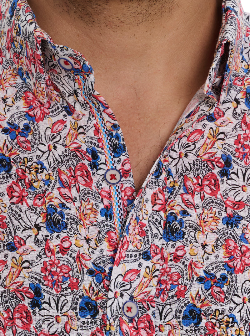 PADAR SHORT SLEEVE BUTTON DOWN SHIRT