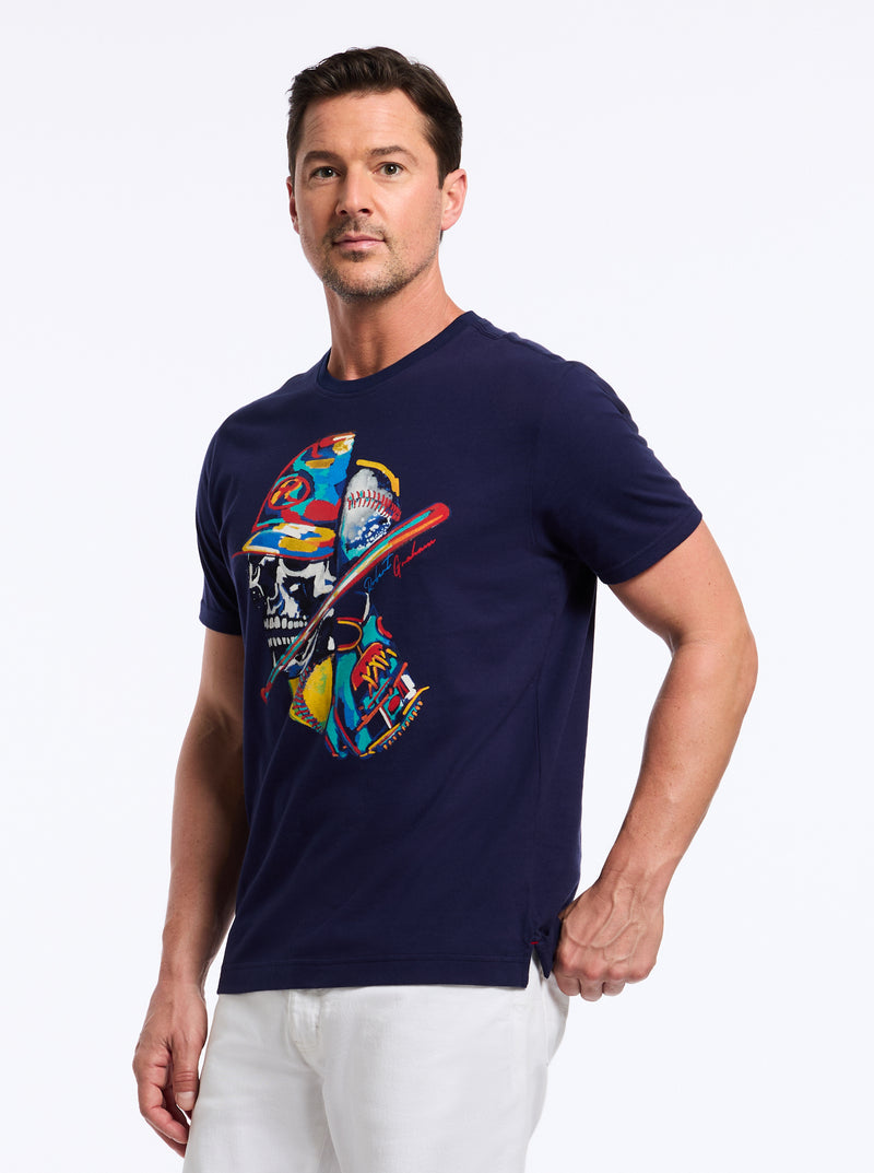 SKULL SLUGGER SHORT SLEEVE T-SHIRT
