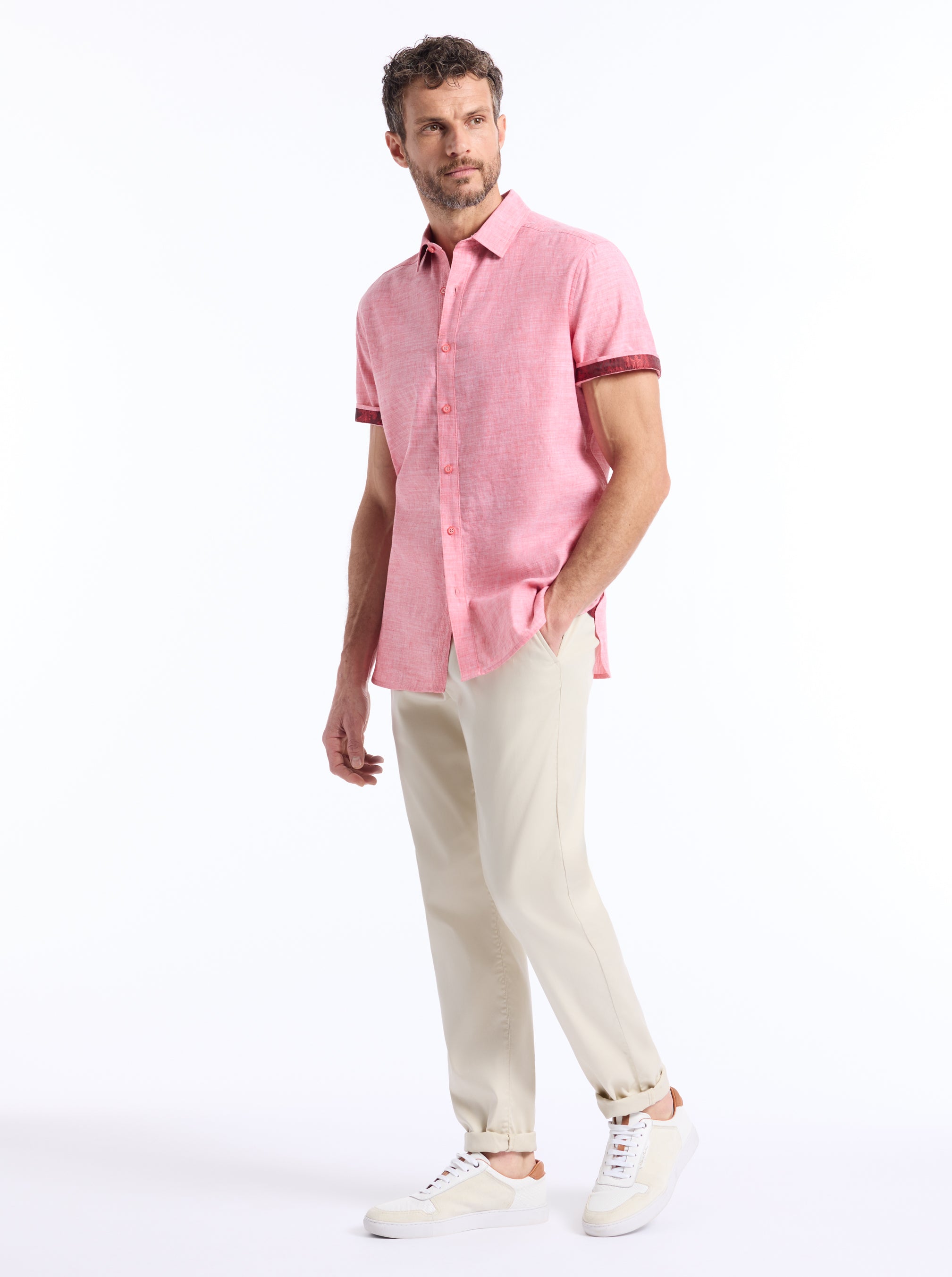 SUTTON SHORT SLEEVE BUTTON DOWN SHIRT