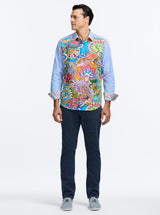 LIMITED EDITION KALEIDESCOPE LONG SLEEVE BUTTON DOWN