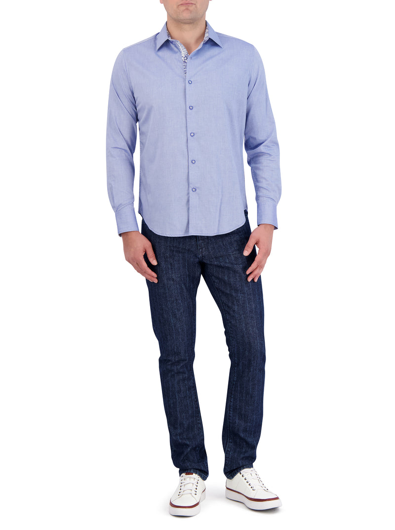WAYFARER LONG SLEEVE BUTTON DOWN SHIRT
