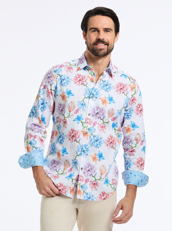 HARROWAY LONG SLEEVE BUTTON DOWN SHIRT