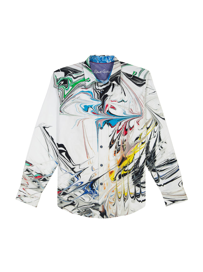 PEYOTE LONG SLEEVE BUTTON DOWN SHIRT