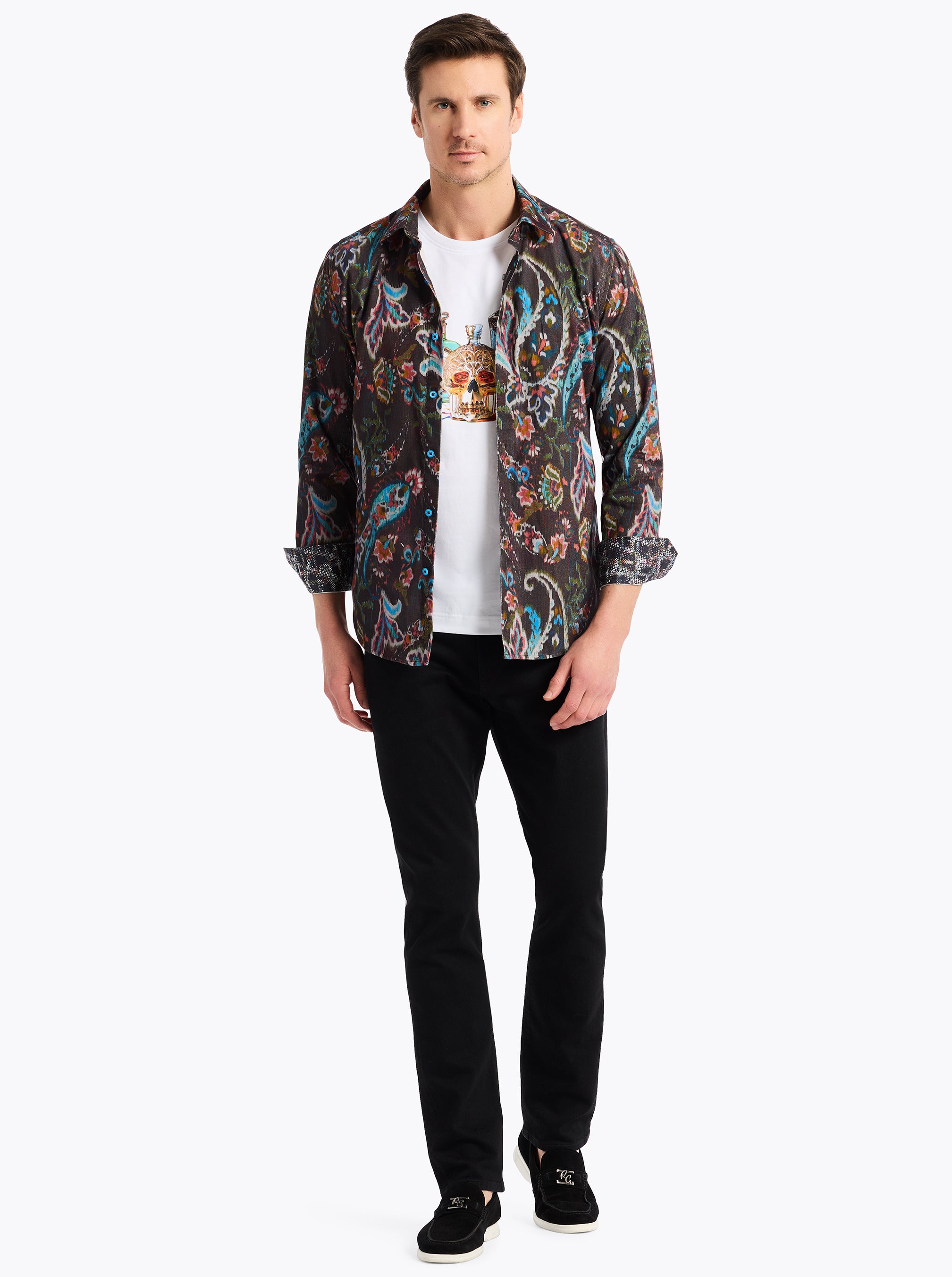 MONTAGE LONG SLEEVE BUTTON DOWN SHIRT