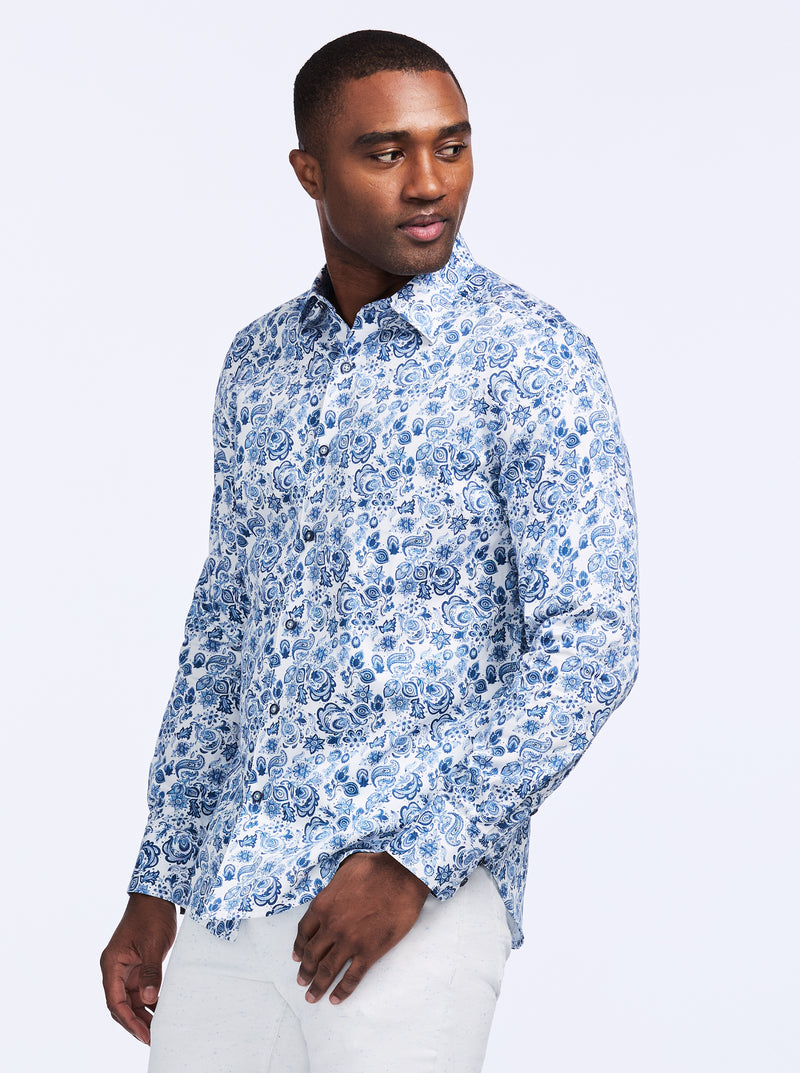 LAMTON LONG SLEEVE BUTTON DOWN SHIRT