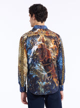 LIMITED EDITION FLEUR DE MARE LONG SLEEVE BUTTON DOWN SHIRT