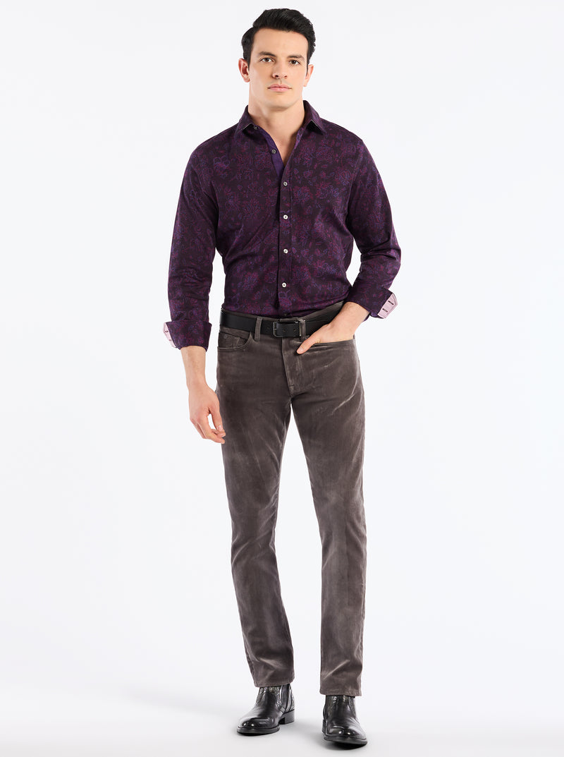 HOYT LONG SLEEVE BUTTON DOWN SHIRT