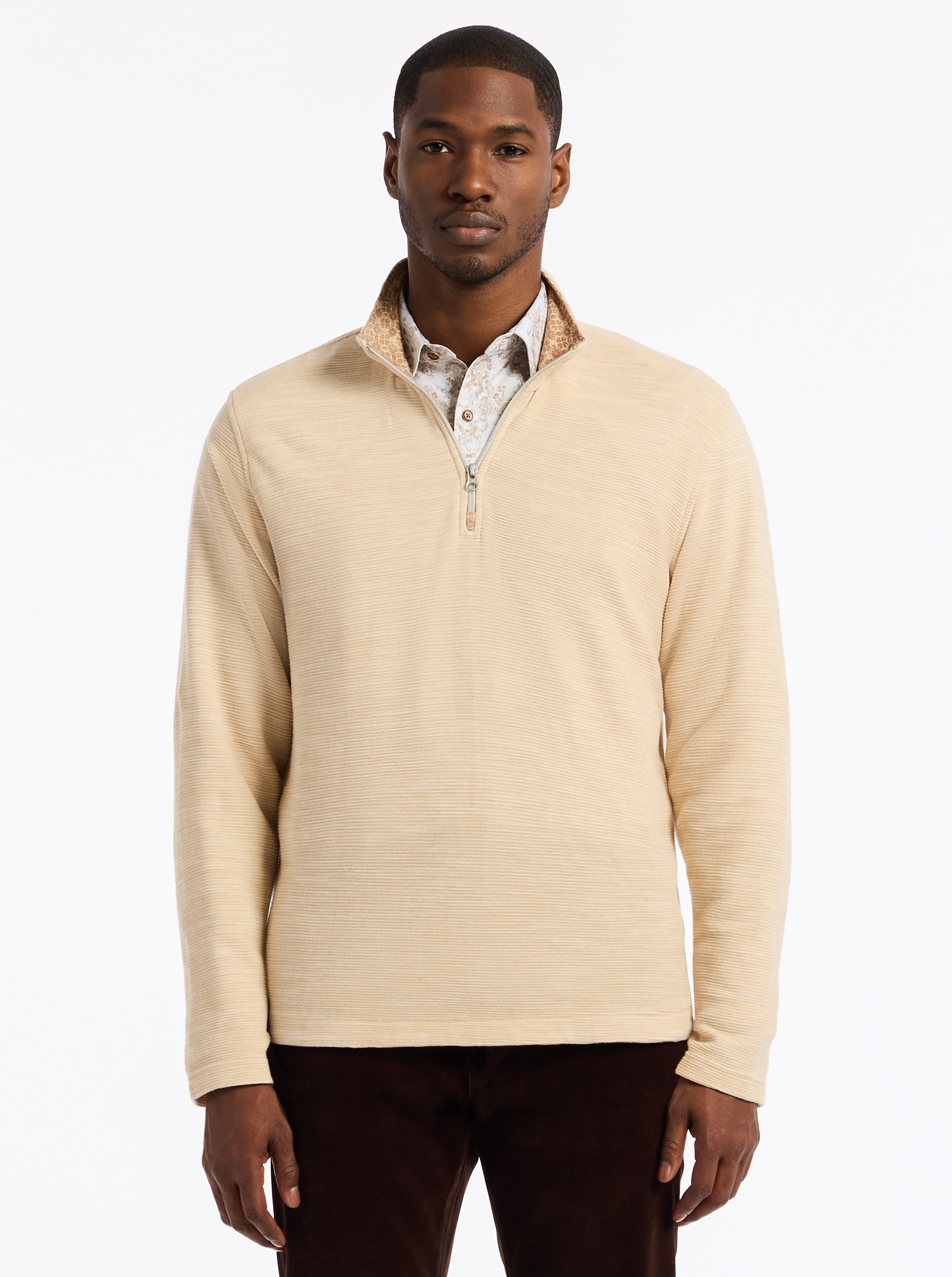 LEDSON LONG SLEEVE KNIT SHIRT