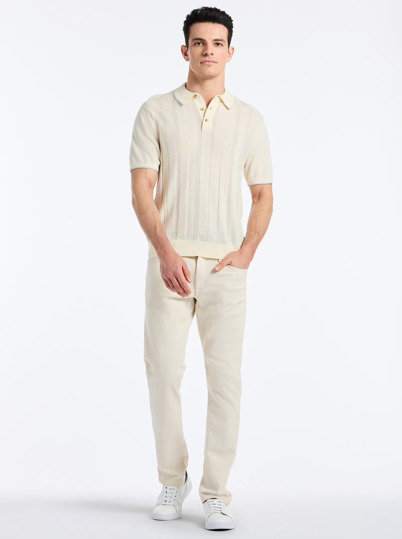 EDVAN SHORT SLEEVE SWEATER POLO