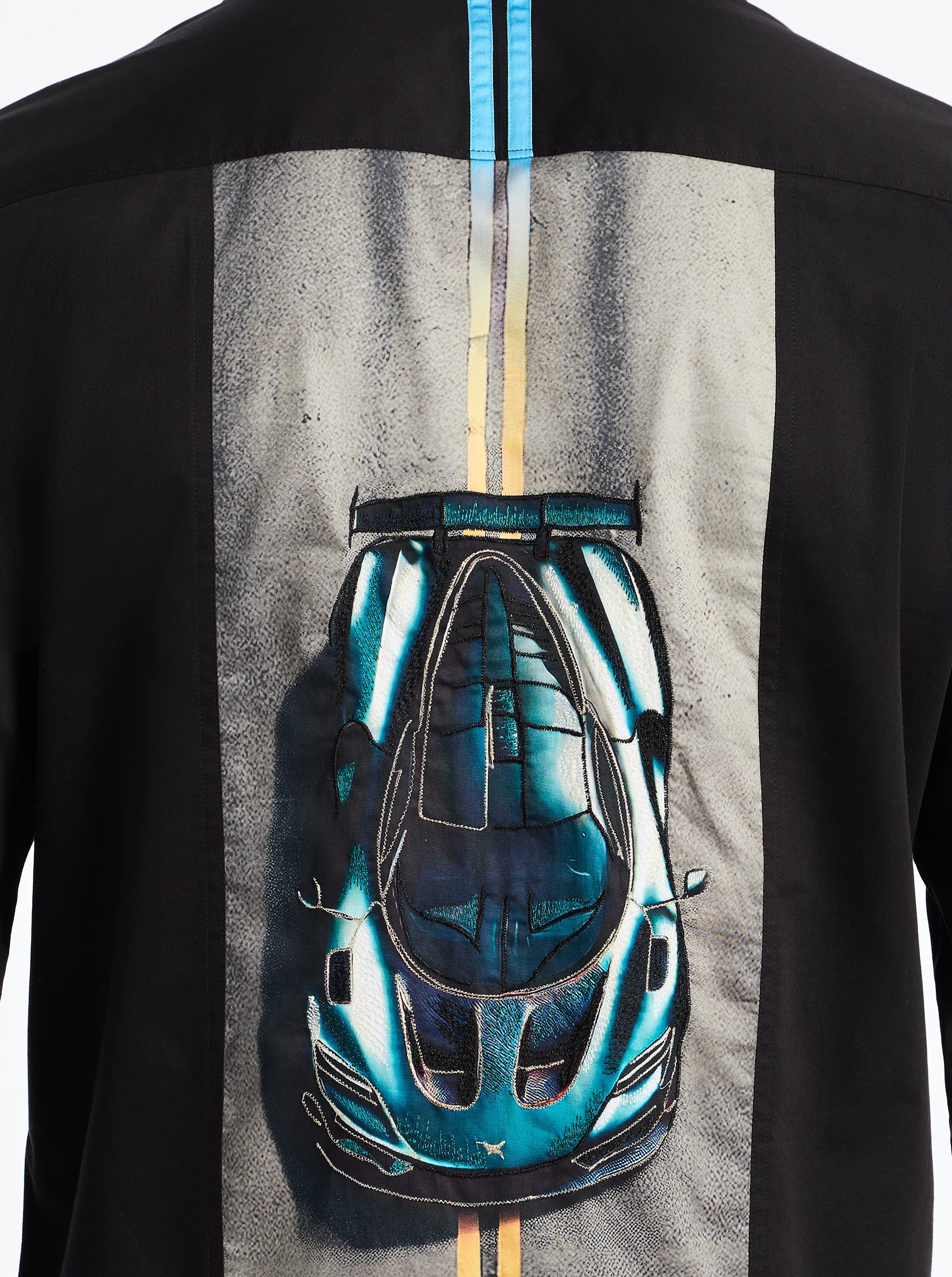 RIDE THE LINE LONG SLEEVE BUTTON DOWN SHIRT