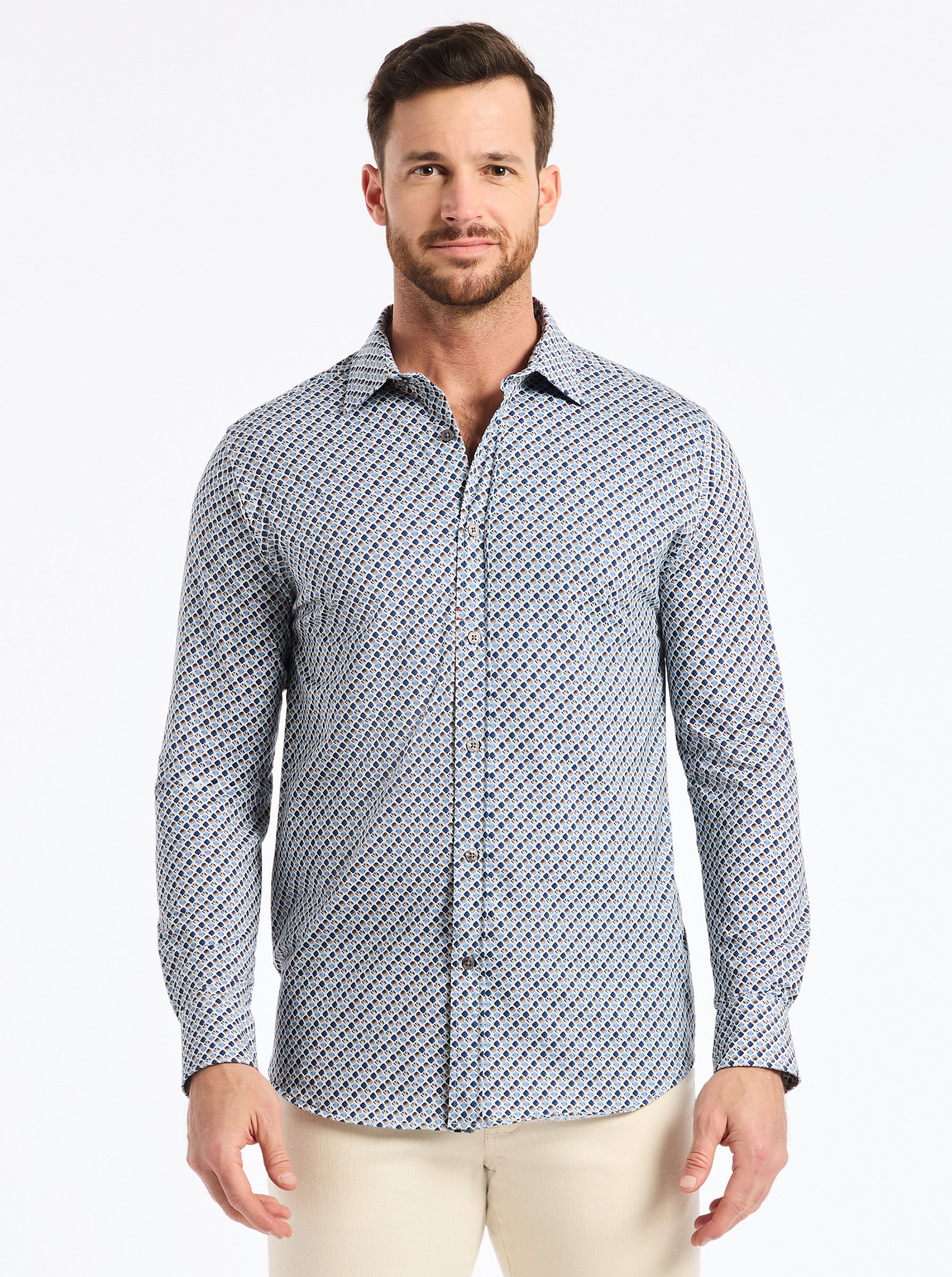 COOPER LONG SLEEVE BUTTON DOWN SHIRT