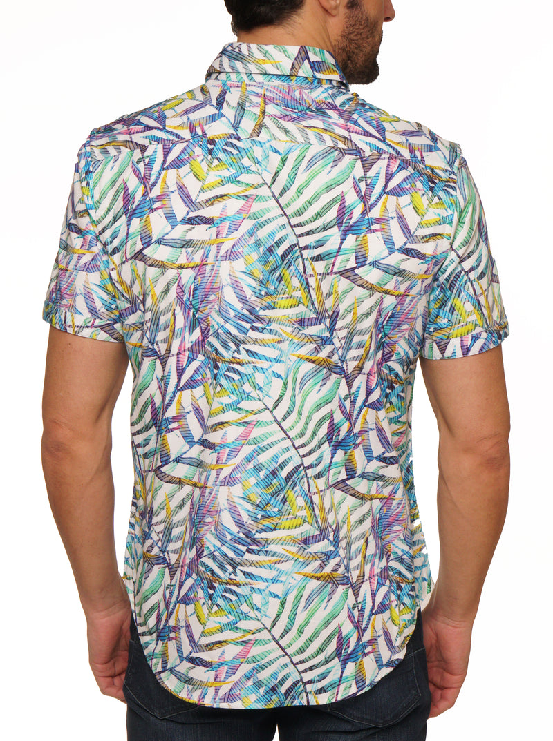 CEDRICK SHORT SLEEVE BUTTON DOWN SHIRT