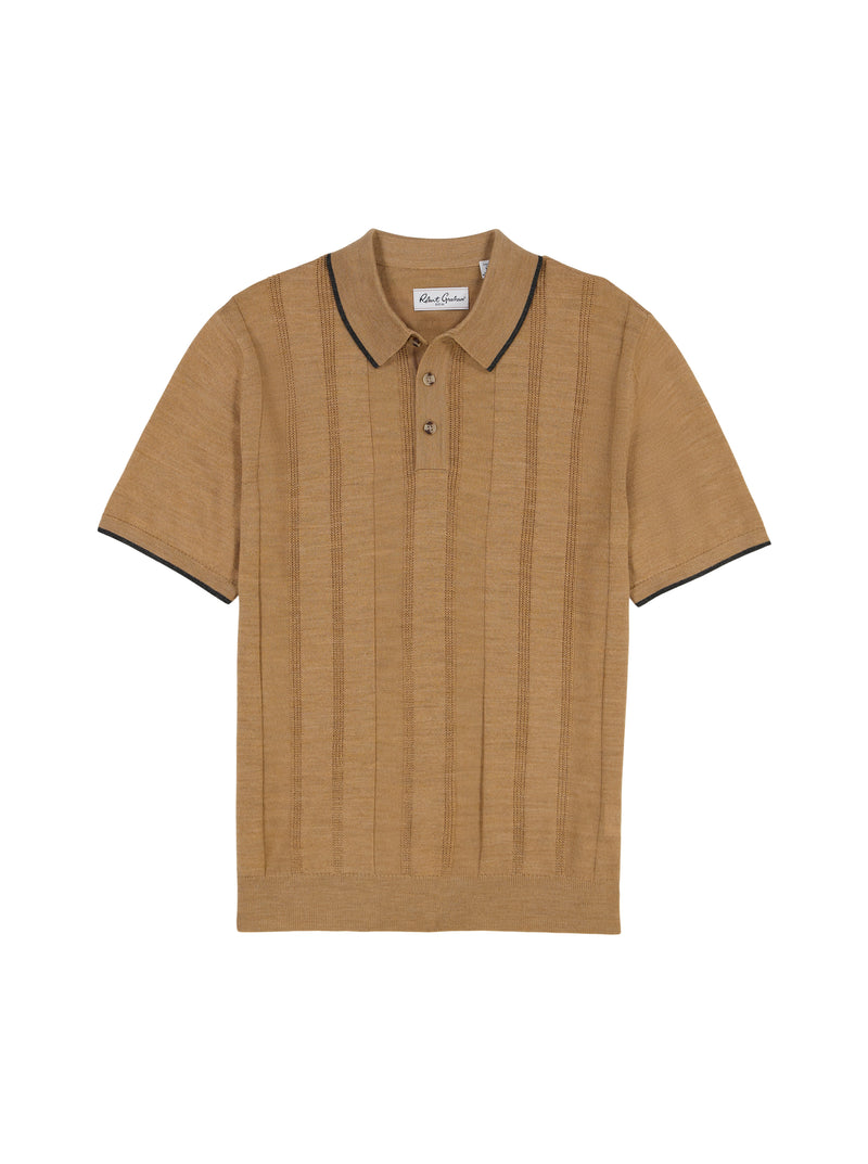 EDVAN SHORT SLEEVE SWEATER POLO