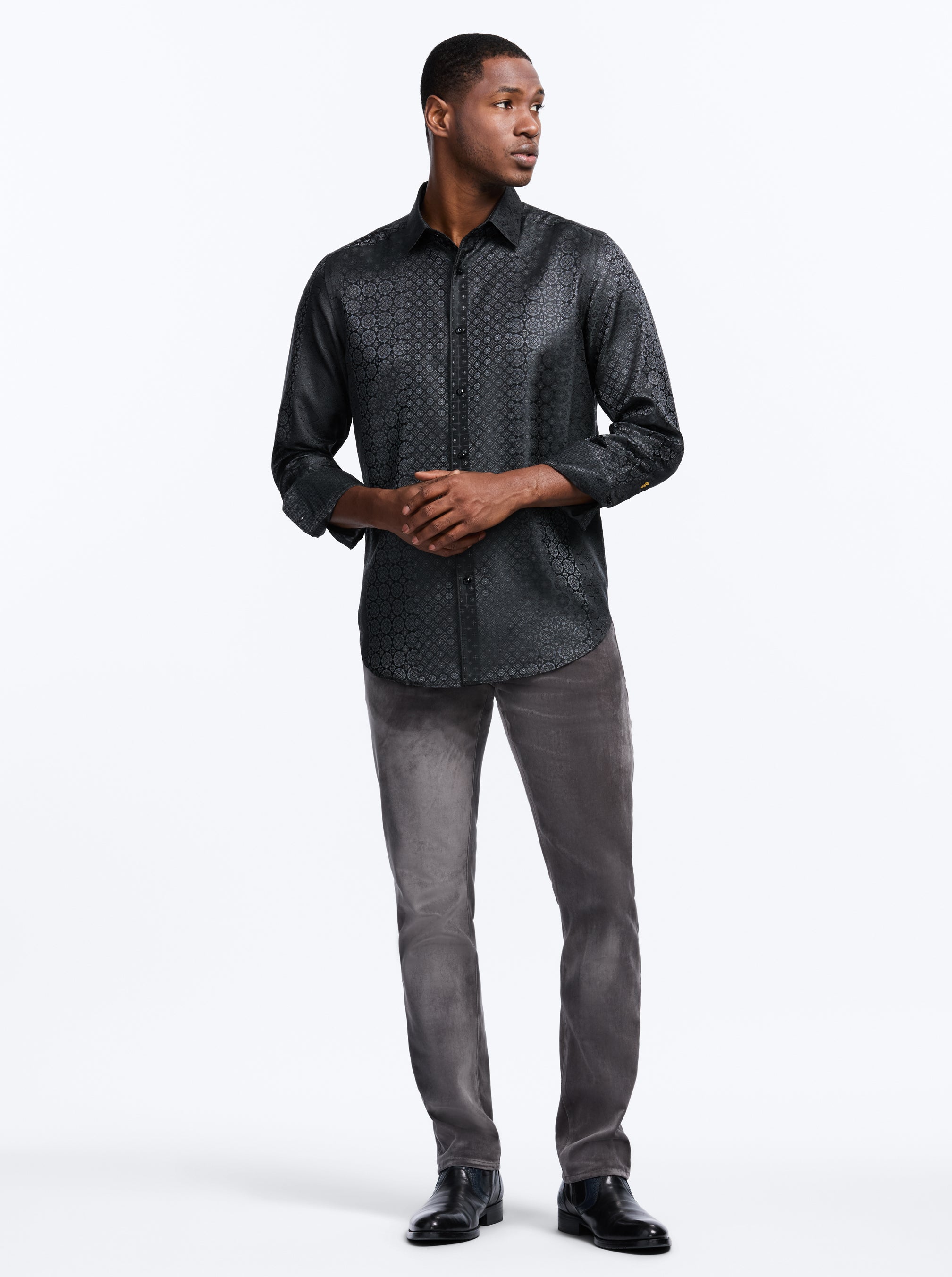 LIMITED EDITION NOBLE TOUCH LONG SLEEVE BUTTON DOWN SHIRT