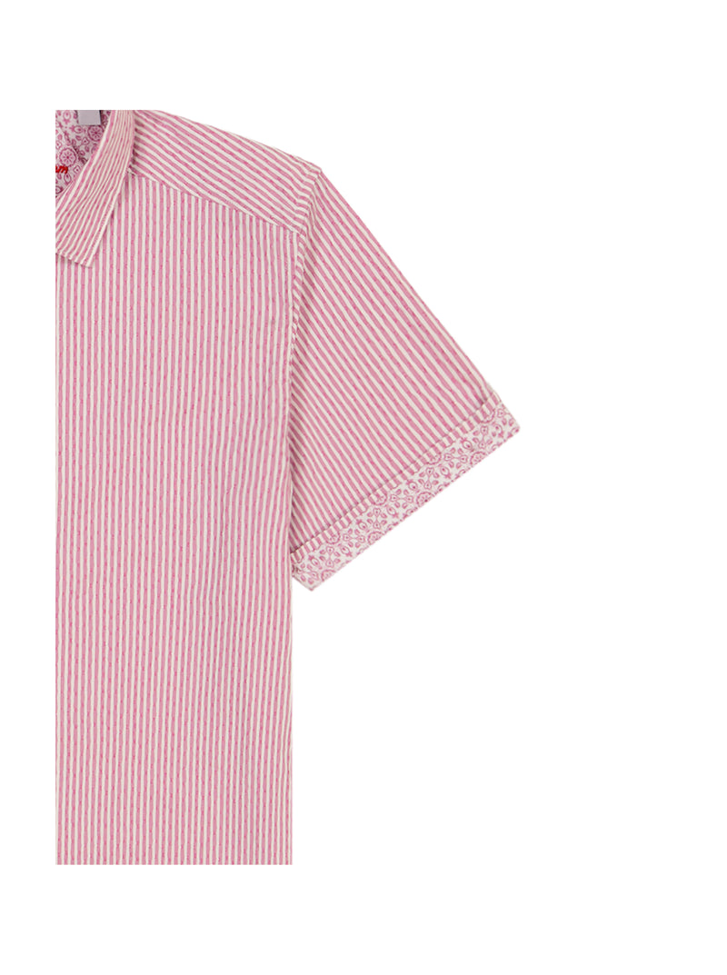 FORNILLO SHORT SLEEVE BUTTON DOWN SHIRT