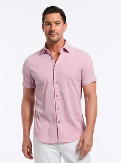 FORNILLO SHORT SLEEVE BUTTON DOWN SHIRT