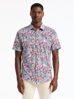 ALAN SHORT SLEEVE BUTTON DOWN SHIRT