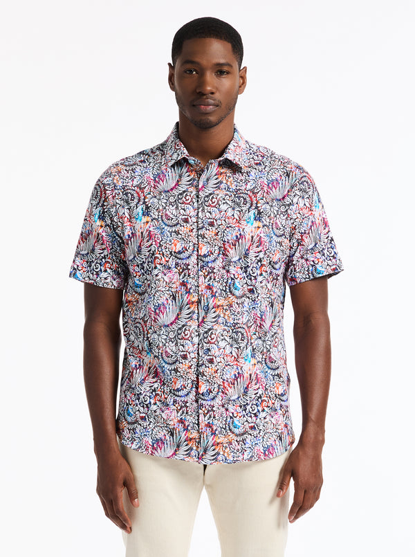 ALAN SHORT SLEEVE BUTTON DOWN SHIRT