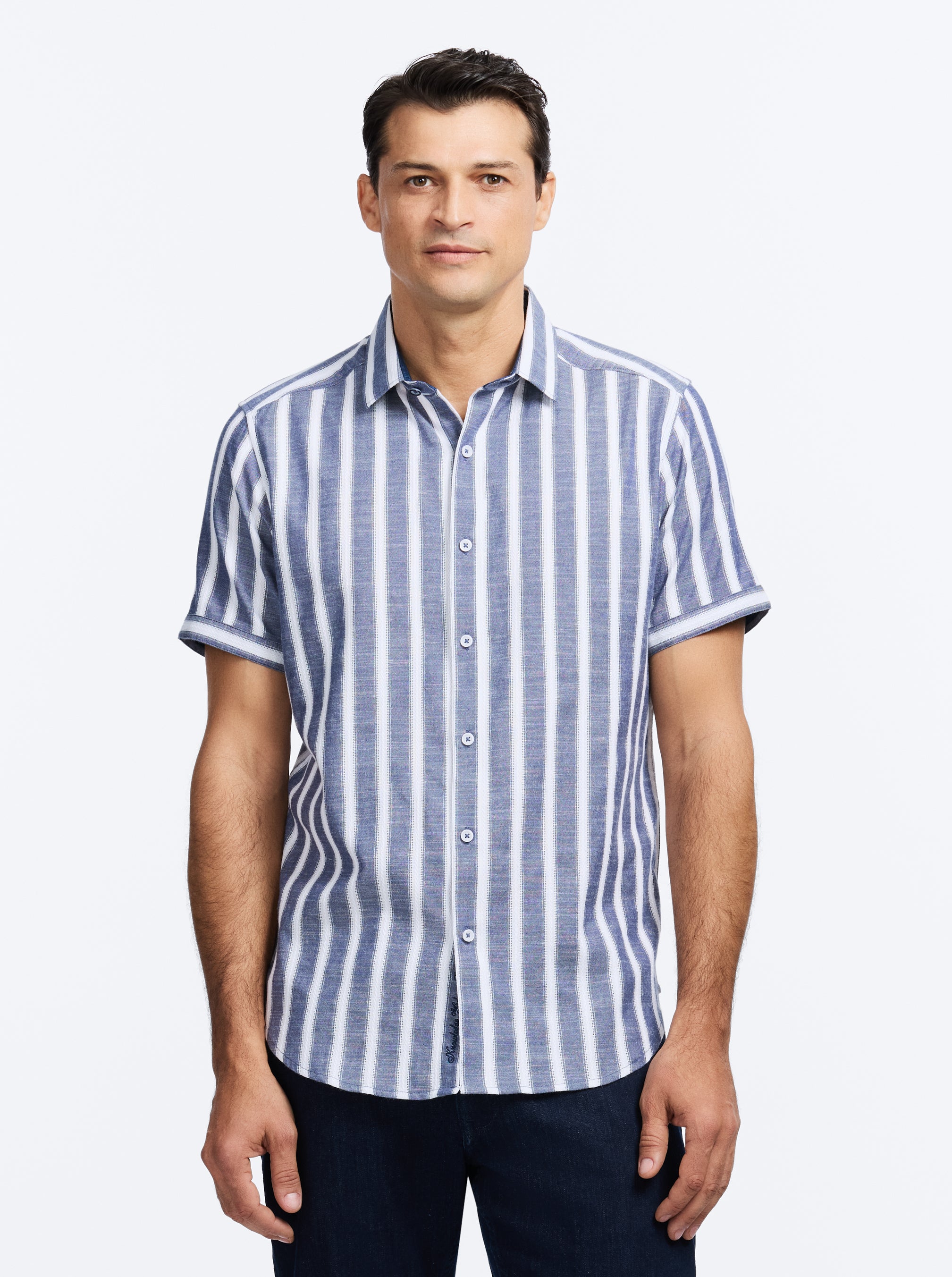PRESTON SHORT SLEEVE BUTTON DOWN SHIRT