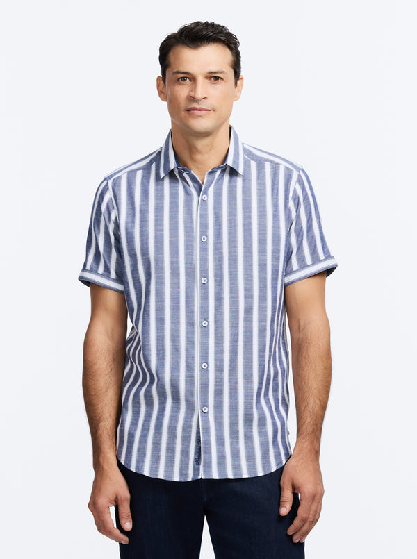 PRESTON SHORT SLEEVE BUTTON DOWN SHIRT