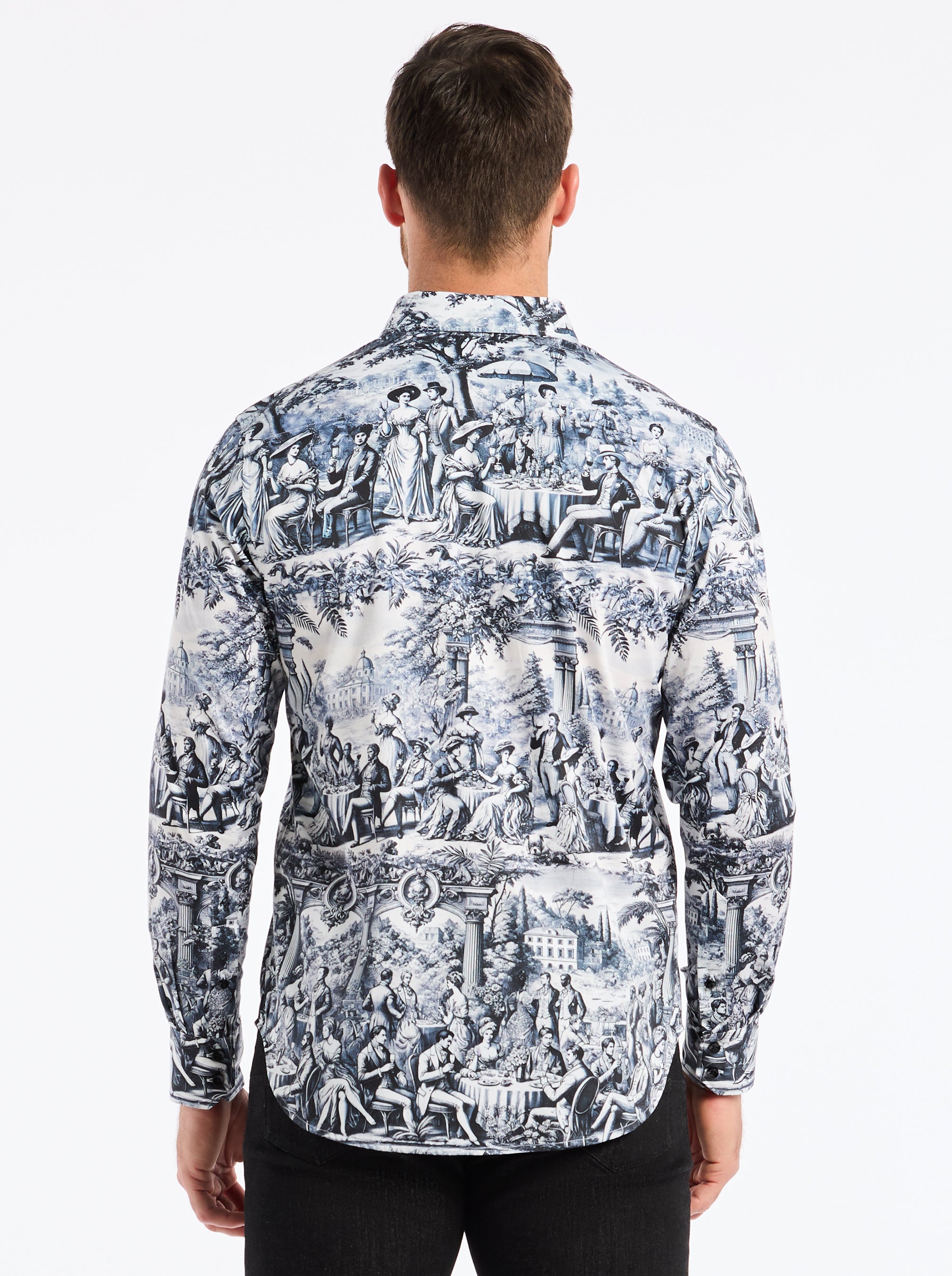 SOCIALITES LONG SLEEVE BUTTON DOWN SHIRT