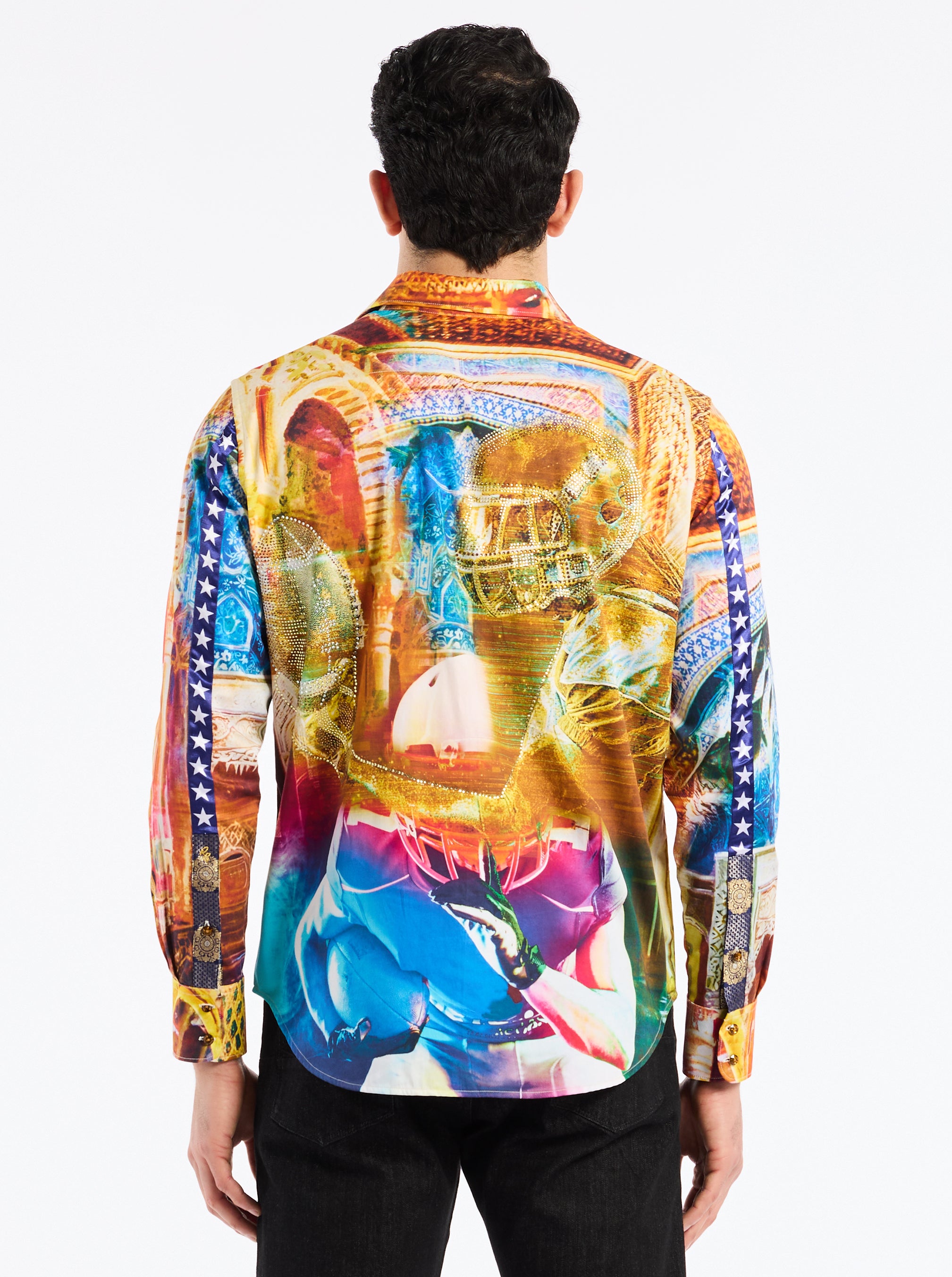 LIMITED EDITION FANTASY FOOTBALL LONG SLEEVE BUTTON DOWN SHIRT