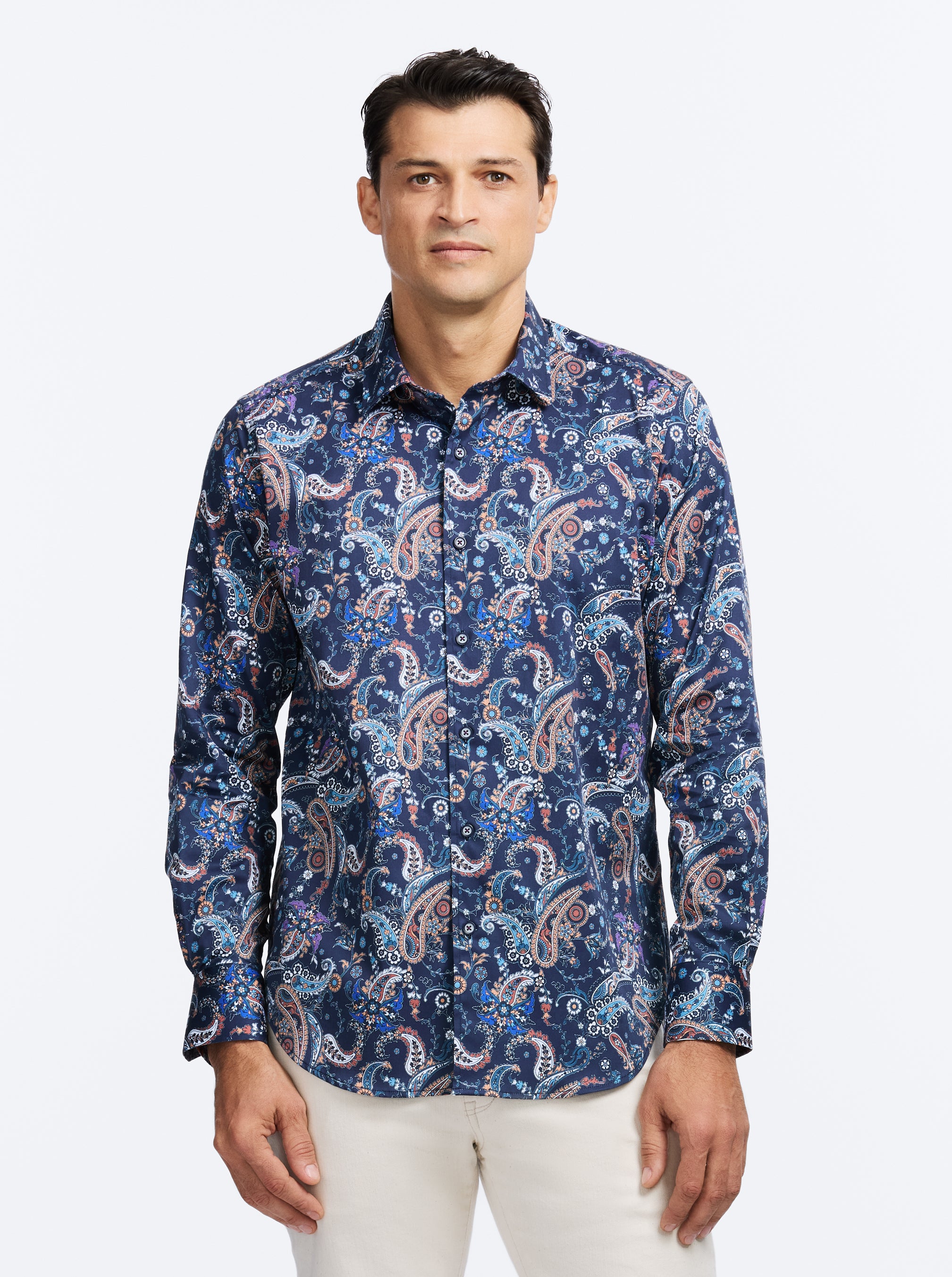 CHANDLER LONG SLEEVE BUTTON DOWN SHIRT