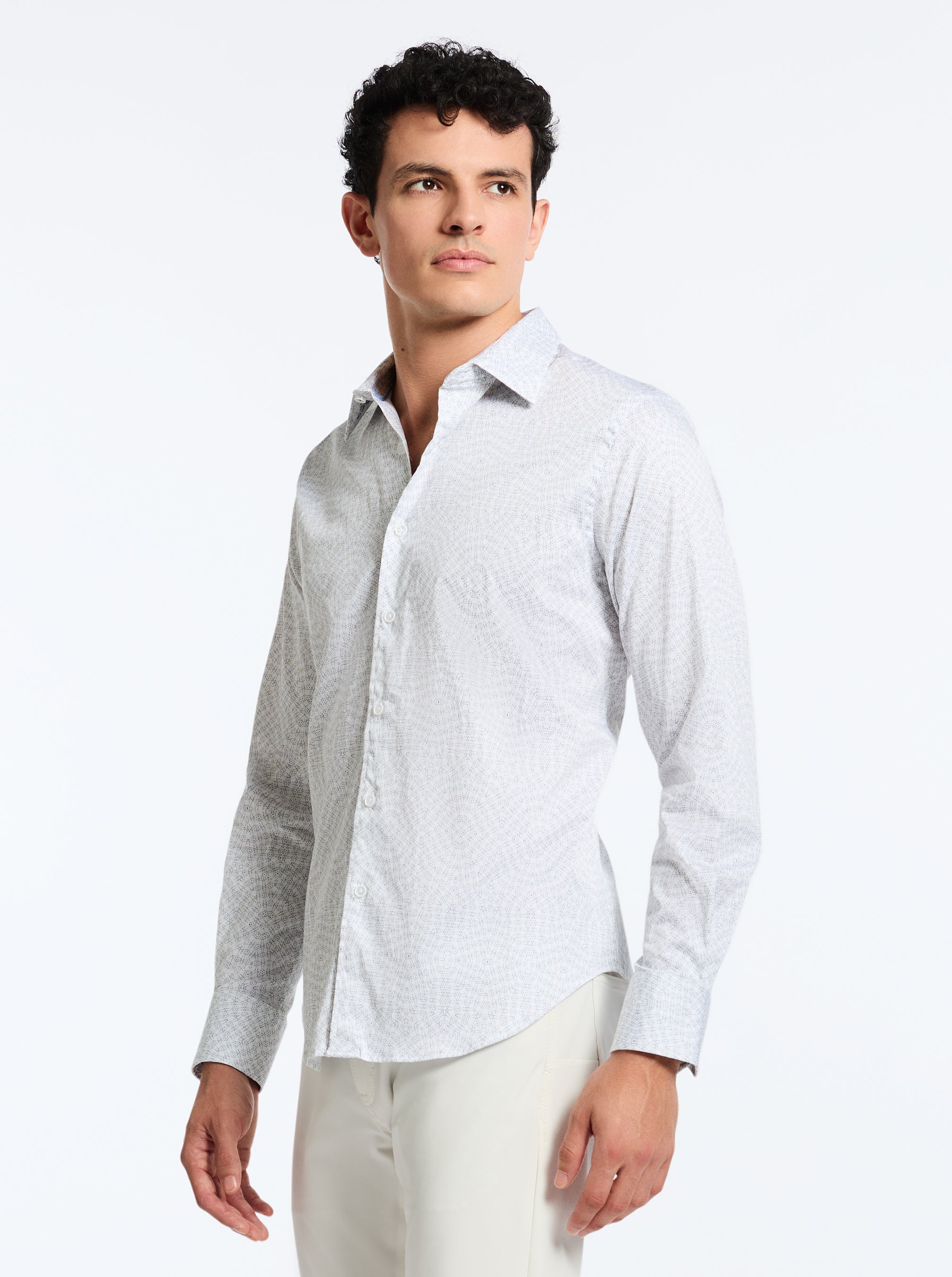 FIGUEROA LONG SLEEVE BUTTON DOWN SHIRT