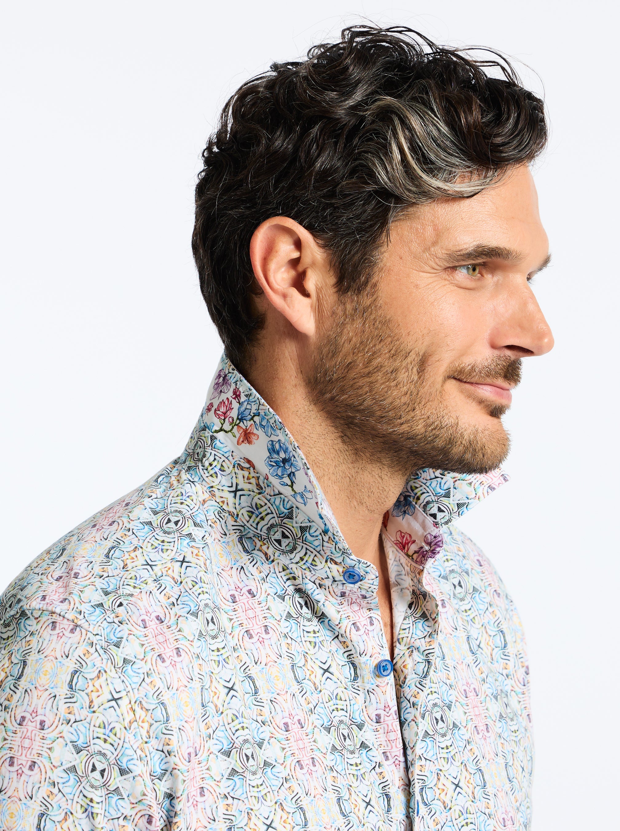 GOMERA LONG SLEEVE BUTTON DOWN SHIRT BIG