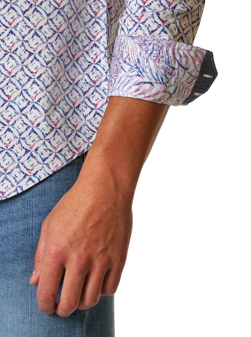 ROSALES LONG SLEEVE BUTTON DOWN SHIRT