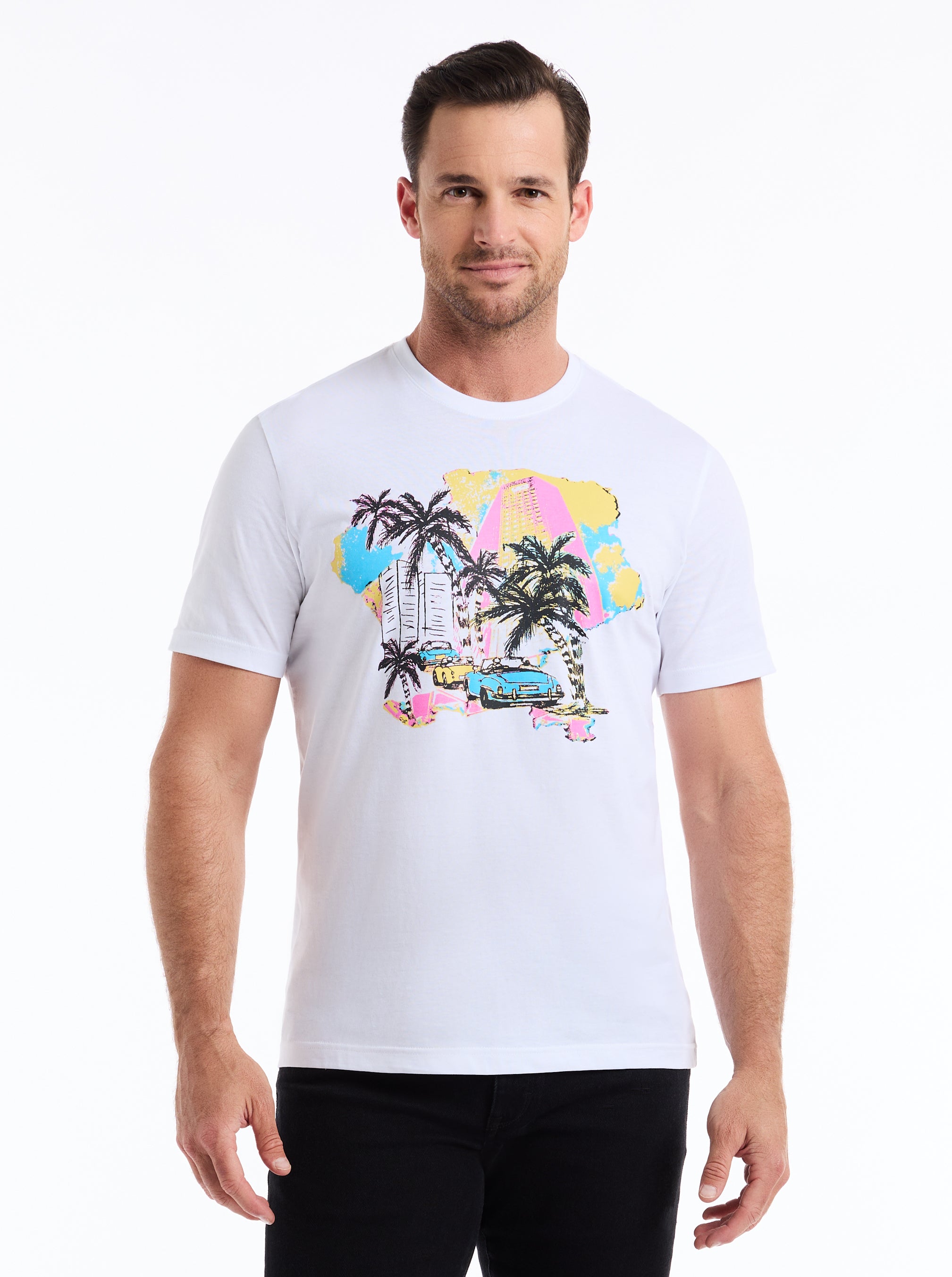 TROPICAL CITY SHORT SLEEVE T-SHIRT