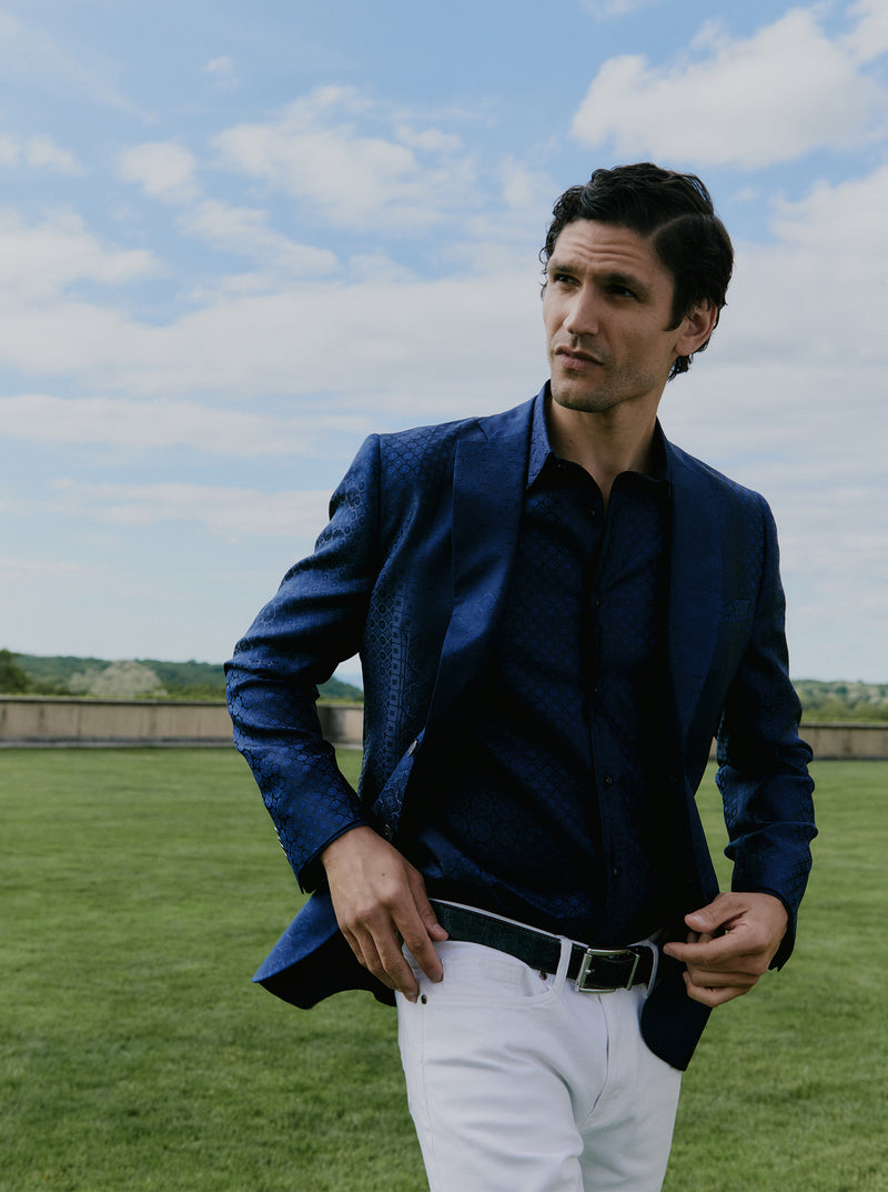LIMITED EDITION NOBLE TOUCH LONG SLEEVE BUTTON DOWN SHIRT