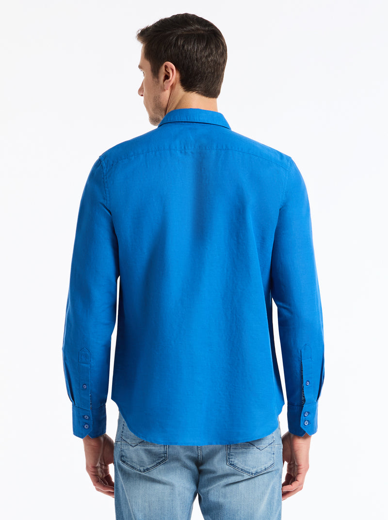 DAVIS LONG SLEEVE BUTTON DOWN SHIRT