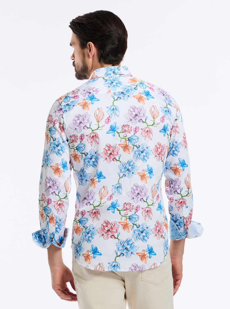 HARROWAY LONG SLEEVE BUTTON DOWN SHIRT