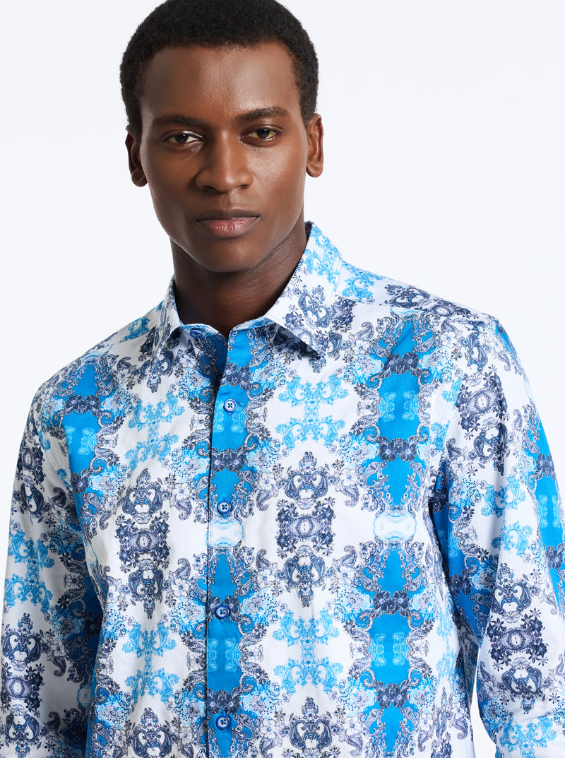 MELCHOR LONG SLEEVE BUTTON DOWN SHIRT