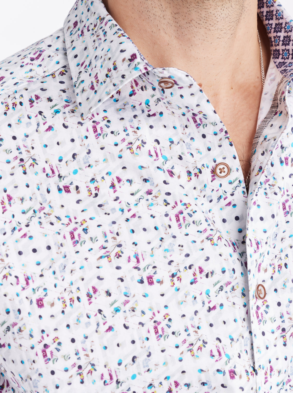 COMBE LONG SLEEVE BUTTON DOWN SHIRT