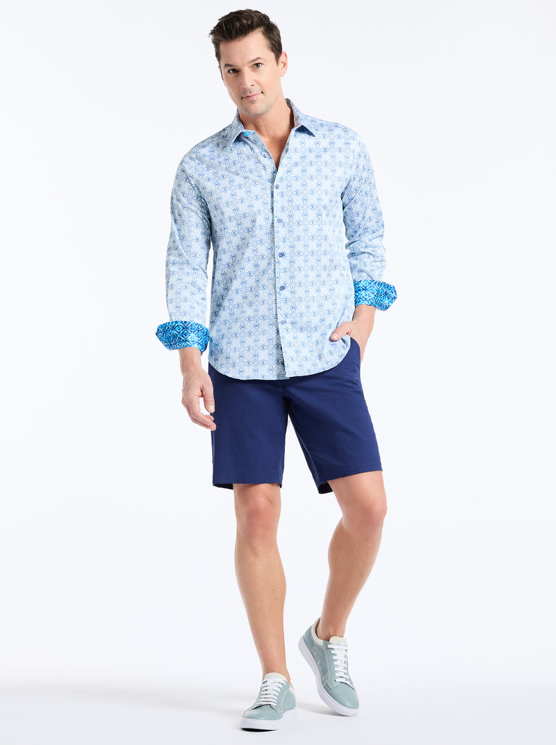 MADAGASCAR LONG SLEEVE BUTTON DOWN SHIRT