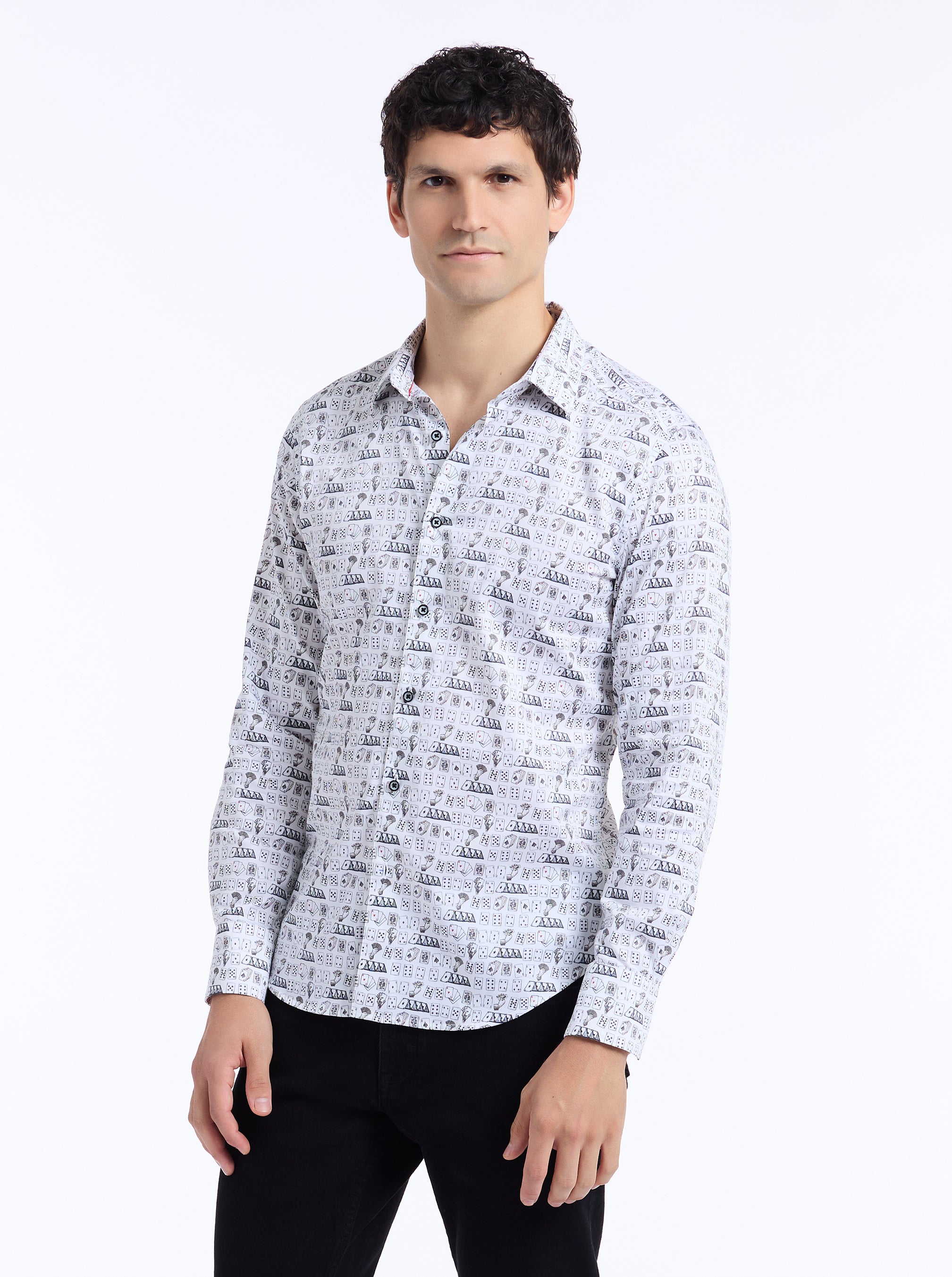 52 PICK UP LONG SLEEVE BUTTON DOWN SHIRT