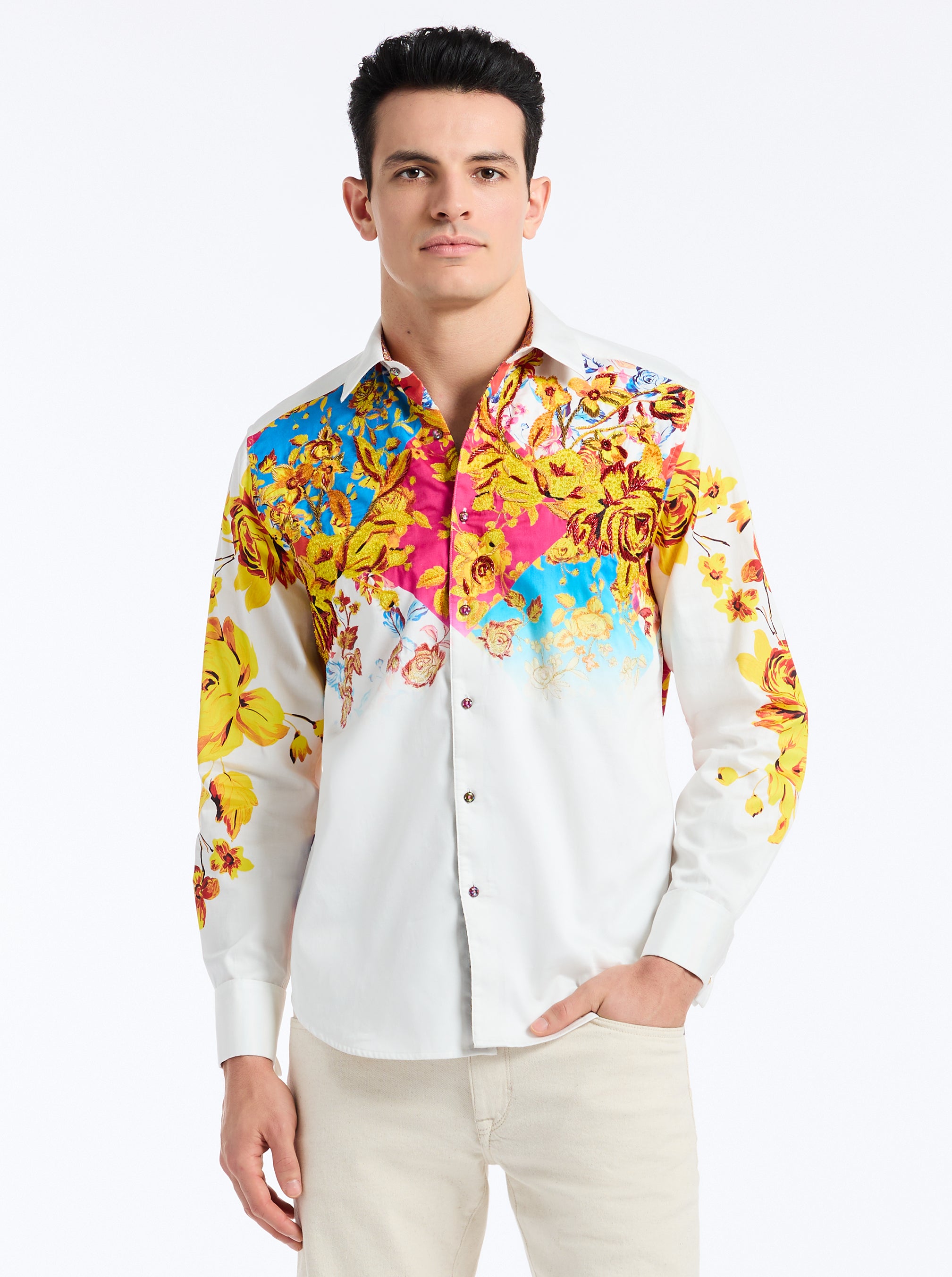 LIMITED EDITION THE SCHEZ LONG SLEEVE BUTTON DOWN SHIRT