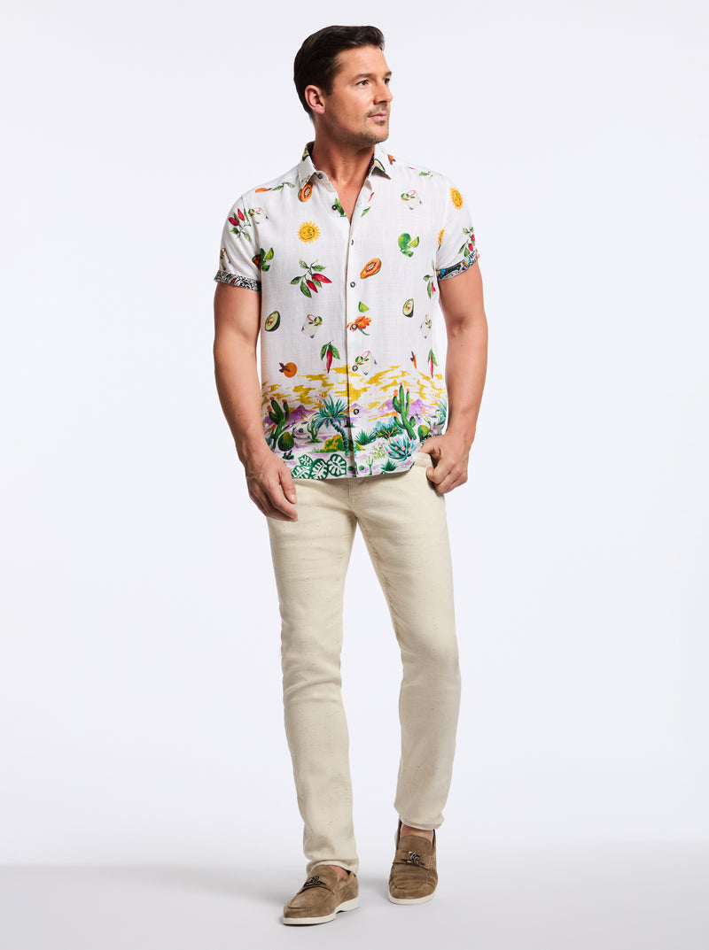 MEZCAL SHORT SLEEVE BUTTON DOWN SHIRT