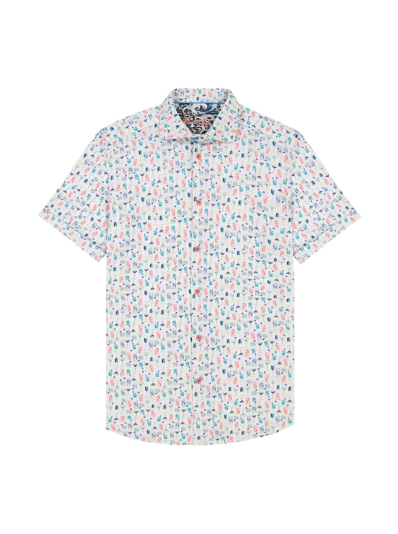 MIX N MATCH SHORT SLEEVE BUTTON DOWN SHIRT