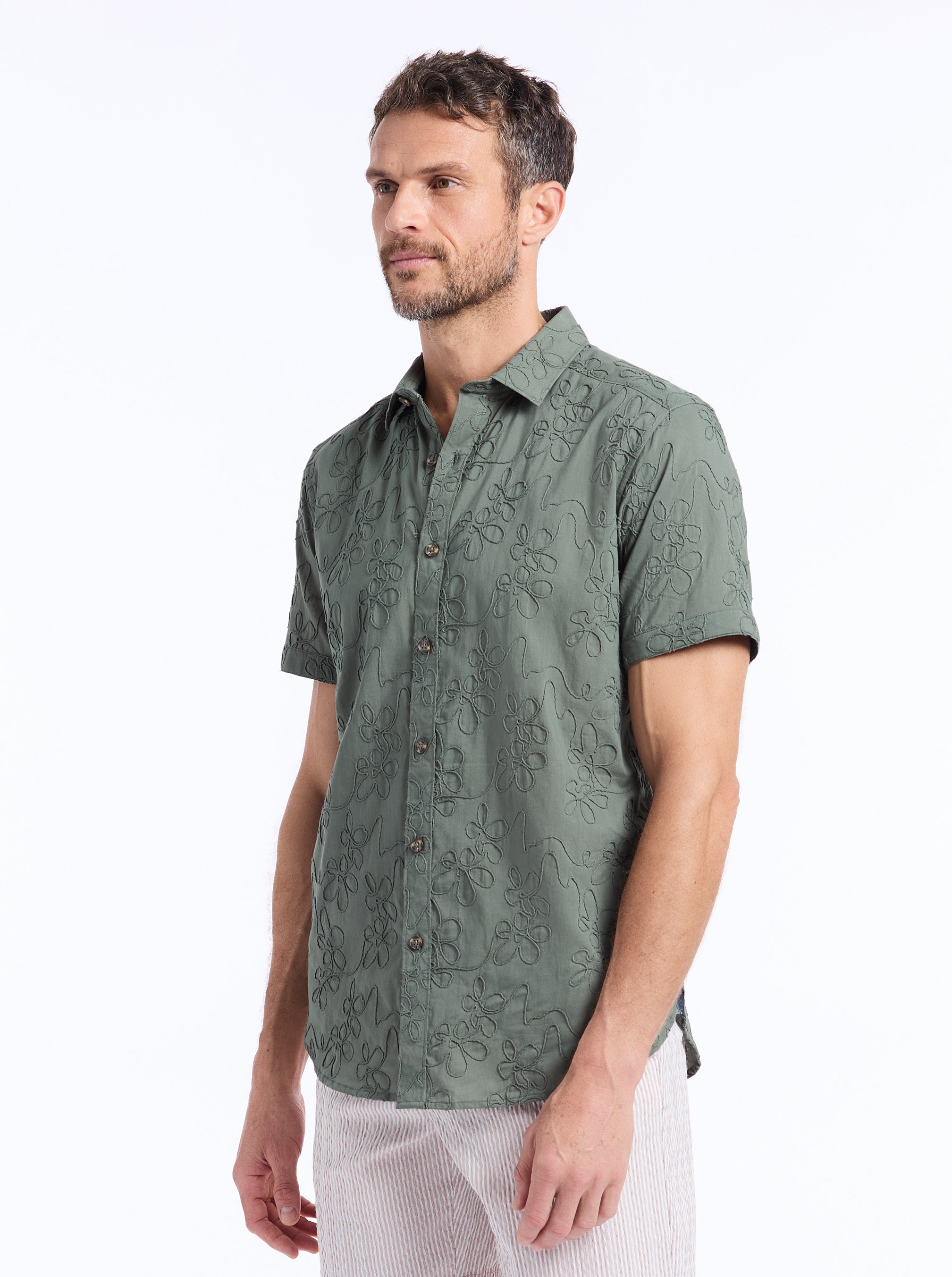 GRAFTON SHORT SLEEVE BUTTON DOWN SHIRT